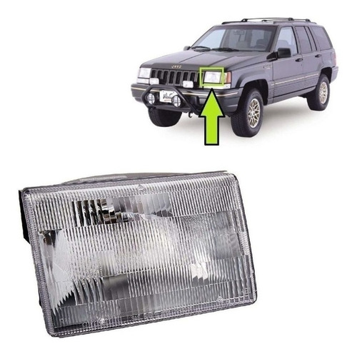 Optico Izquierdo Jeep Grand Cherokee 1993 1998