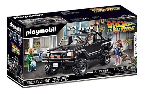 Juego Playmobil Back To The Future Camioneta Pick-up Marty 3+
