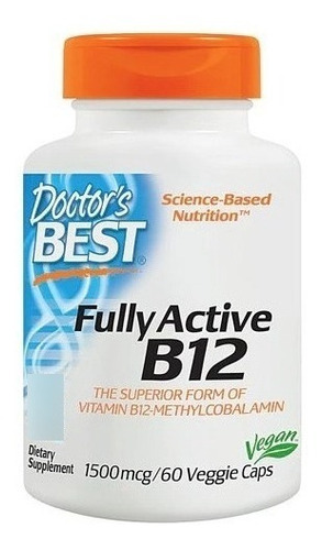 Vitamina B12 1500mcg 60 Capsulas Vegetarianas