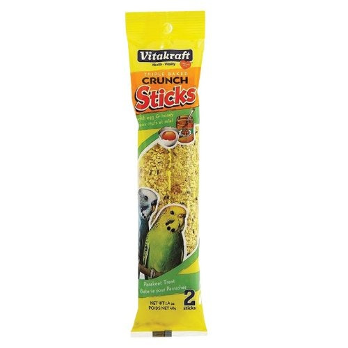 Vitakraft Triple Baked Crunch Sticks W / Huevo Y Miel 1,4 Oz