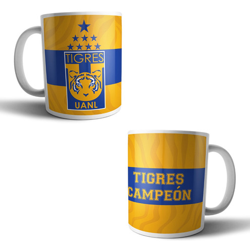 Taza Sublimada Tigres Campeón Uanl Fútbol Campeones 2023