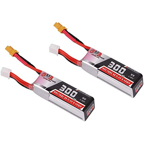 Batería Lipo Hv 300mah 3s 80c/160c 11.4v Xt30 Para Betafpv 7