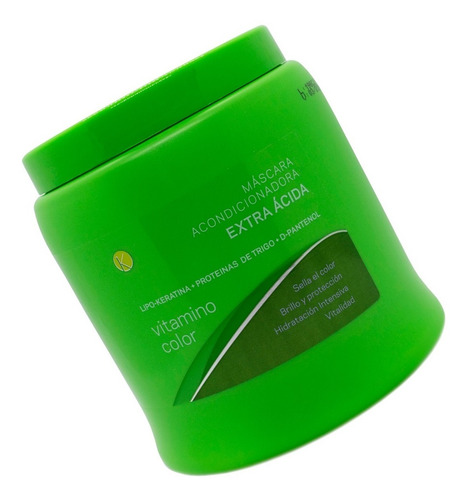 Kleno Extra Acida Máscara Vitamino Color Keratina Brillo 1kg