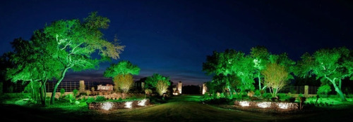 Imagem 8 de 9 de Par Balizador Led Chao 3w Escada Deck Prata + Luz Verde