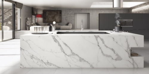 Lamina De Cuarzo Calacatta White 3,20x1,60m 18mm 5.12m2