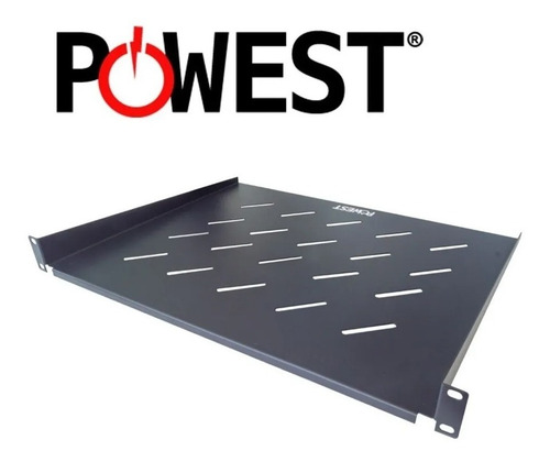 Imagen 1 de 3 de Bandeja Estándar De Rack 19'' Powest Ventilada 1ur 35cm