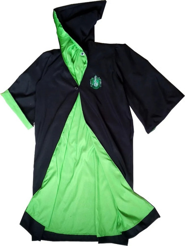 Disfraz Cosplay H Potter Tunica Con Escudo Slytherin L / Xl