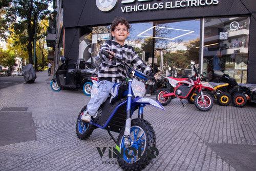 Mini Moto Electrica Sunra Niños + Casco De Regalo / E