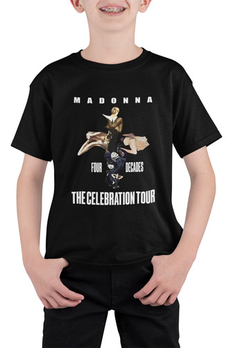 Playera Madonna The Celebration Tour México Four Decades