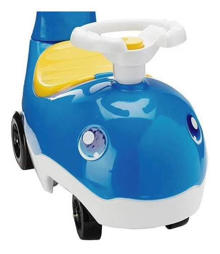 Carrito Montable De Ballenita Azul Mytek Personaje N/a