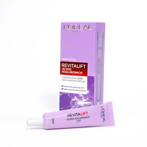 Contorno Ojos Loreal Paris Revitalift Ácido Hialurónico 15ml Momento de aplicación Día/Noche Tipo de piel Todos