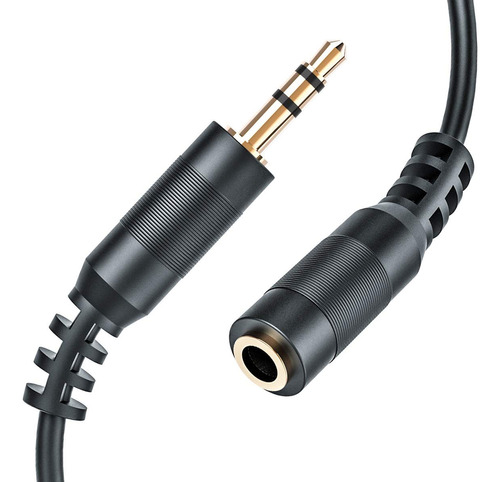 Cable De Extensin De Auriculares De 25 Pies, Conector Macho 