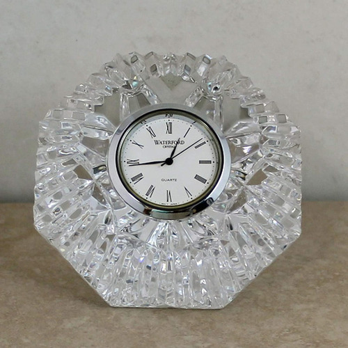 Reloj De Escritorio Diamante Clasico Waterford Lismore