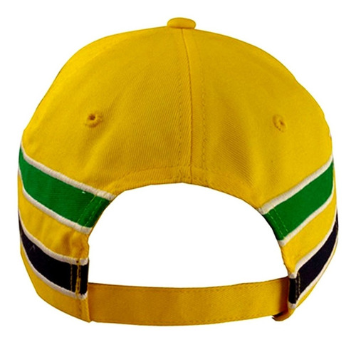 Imagen 7 de 8 de Gorra Ayrton Senna Casco Amarillo Producto 100% Genuino