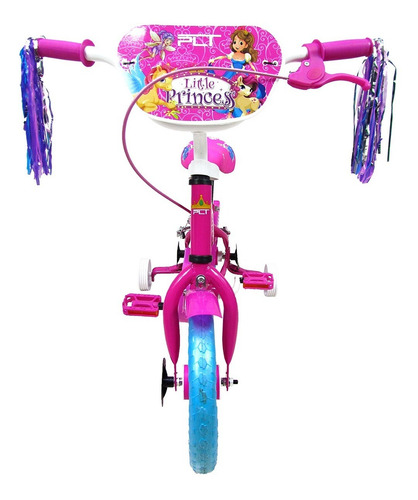 Imagen 2 de 10 de Bicicleta Rin 12 Deluxe Plt Little Princess Para Niñas