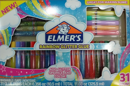 Kit Elmers Rainbow Gliter X 31 Unidades