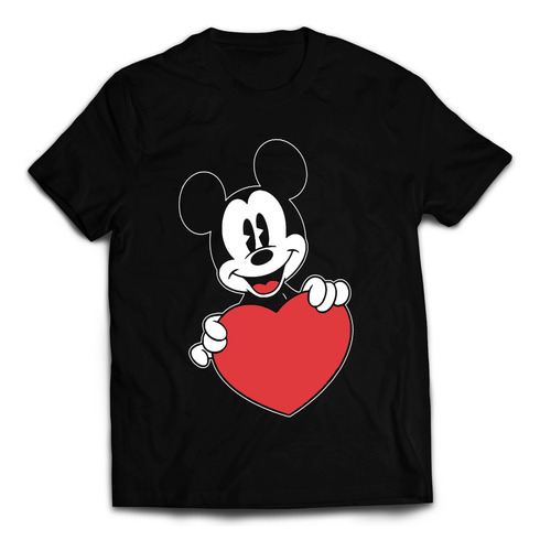 Polera Estampada Mickey Mouse - Corazon  - 