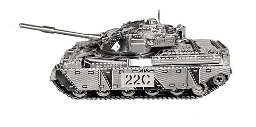 Tanque Mk50 Chieftain - Rompecabezas Metal 3d Puzzle