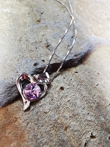 Colgantecorazon De Plata Esterlina 925.