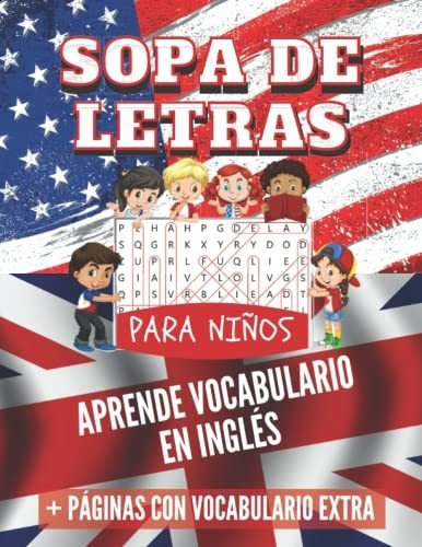 Libro : Sopa De Letras Para Niños Aprende Vocabulario...
