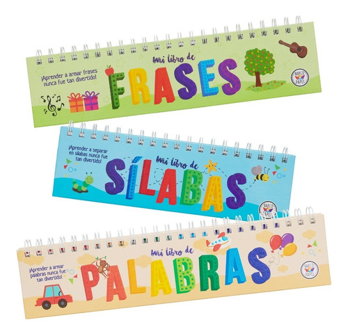 Libro Didáctico Combo X3 Mi Libro De Silabas Frases Palabras