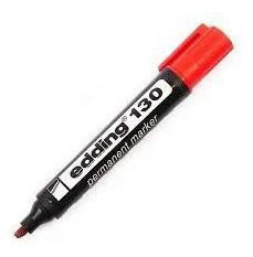 Marcador Edding 130 Rojo