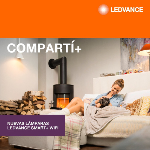 Imagen 7 de 10 de Lampara Foco Led Ledvance Smart + Wifi Rgbw Color 9w = 100w