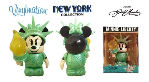 Disney Vynilmation Minnie Estatua De La Libertad D Colección