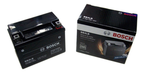 Bateria Moto Bosch Bb4lb Yb4l-b Scooters 50cc 110 Gel Agm