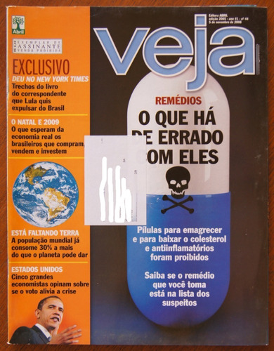 Revista Veja Nº 2085 05 Novembro 2008 007 Solace Obama 