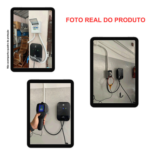 Carregador Carro Elétrico Byd Gwm Wallbox 32a 7,6kw Tipo 2