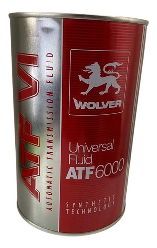 Aceite Lubricante Atf 6000 Wolver Vi Synthetic 1litro