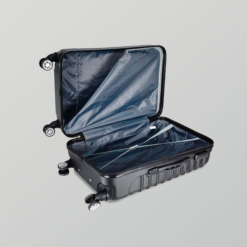 Maleta De Viaje Justice 43x26x65 Color Negro
