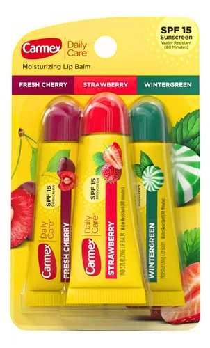 Pack de 3 de Carmex Daily Care en tubo