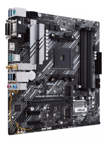 Tarjeta Madre Asus Prime B550m-a Wifi Pcie 4.0 Dual M.2 4x4