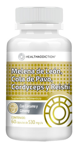 Melena De Leon, Cordyceps, Cola De Pavo Y Reishi. 60 Cápsula