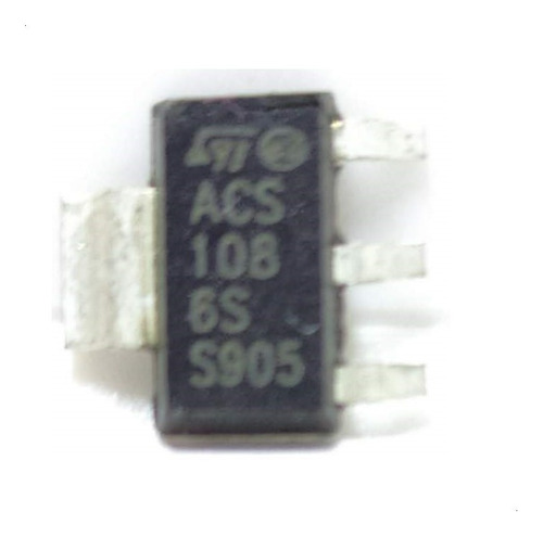 Pack X5 Acs108-6sn-tr Acs108-6s Acs108 6s Triac 0.8a 600v 