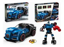 Comprar Robô Transformer 2 Em 1 Carro De Corrida Em Blocos De Montar