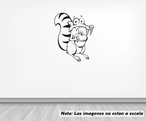 Vinil Sticker Pared 40 Cm. Lado Baby Scrat Modld0058