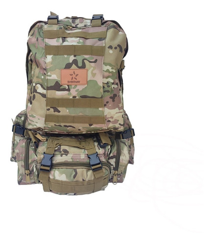 Mochila Dagoway Sky Multicam 55 Con 3 Pouch