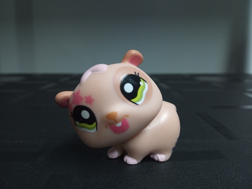 Littlest Pet Shop Authentic # 1341 Hámster Rosa  Estrellas