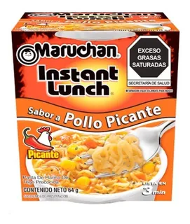 Sopa Instantánea Maruchan Sabor A Pollo Picante 64 Gr