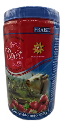 Dulet Lactosuero Suizo Sabor Fresa 1 Bote De 450 Grs