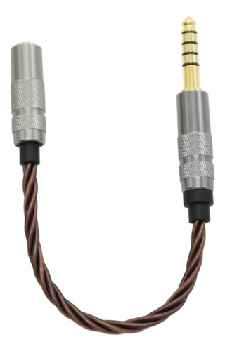 Cable Adaptador De Audio Macho Equilibrado De 4,4 Mm Marrón