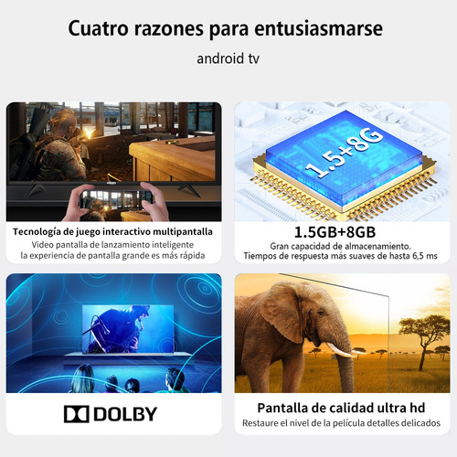 Smart Tv Hikers 65 4k Uhd Android Wifi Bluetooth Hdmi Usb