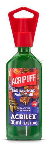 Acripuff 35ml Acrilex - Tinta Para Expansão A Calor Cor 513-verde Musgo