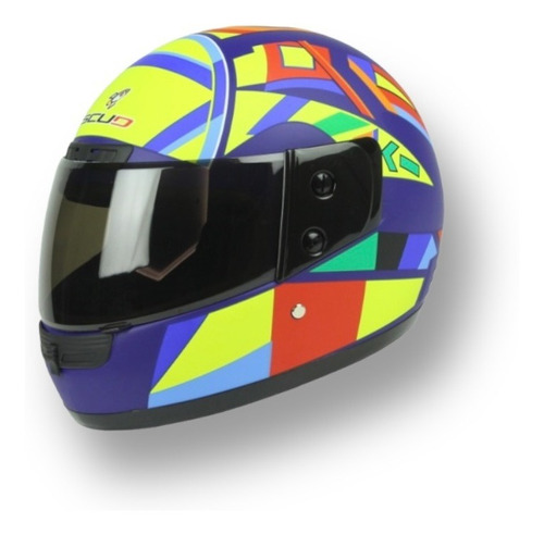 Casco Moto Scud Helmets 106 Electric Blue Matt Medium