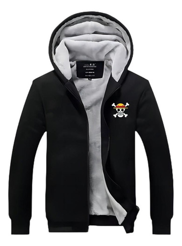2025 Sudadera Con Capucha De Polar One Piece Monkey D. Luffy