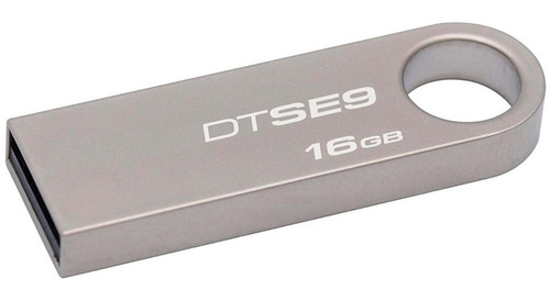 Memoria Usb 16gb Metalica Plata Kingston Dtse9 Dtse9h/16gbz