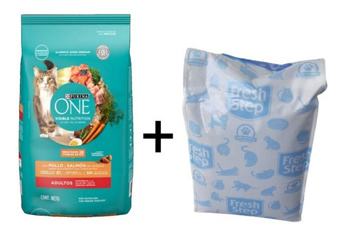 Alimento Para Gato One 7kg +arena Fresh Step 4.98kg